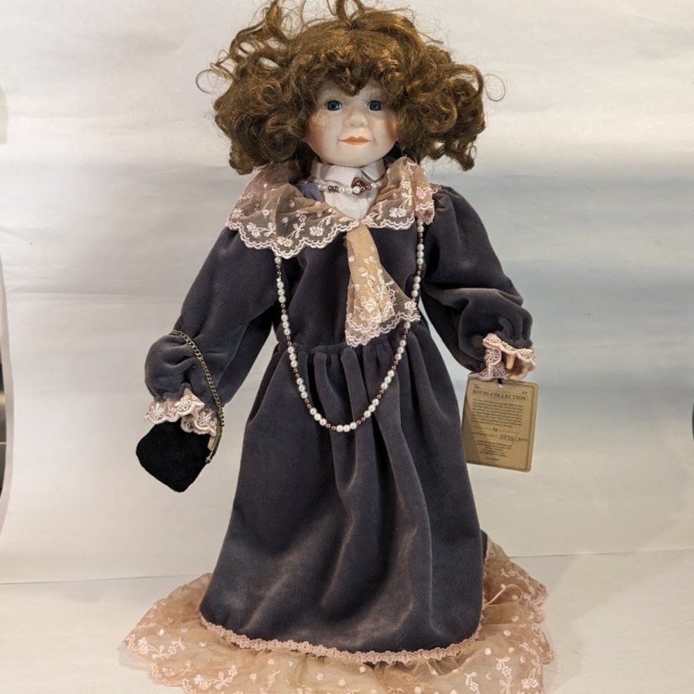 Boyds Collection Yesterdays Childโ Amy Porcelain Doll 4921 Limited Edition 1999